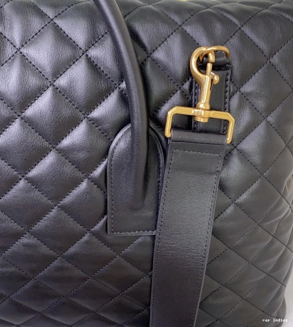 Repzbay REP QUILTED TRAVEL LEATHER BAG ES IN YSL GIANT 0730